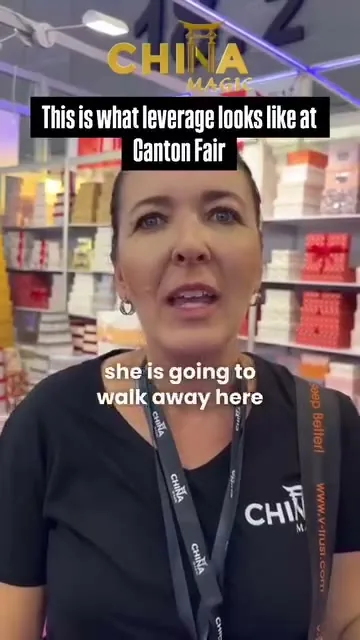 A Titan operator on leverage at the Canton Fair