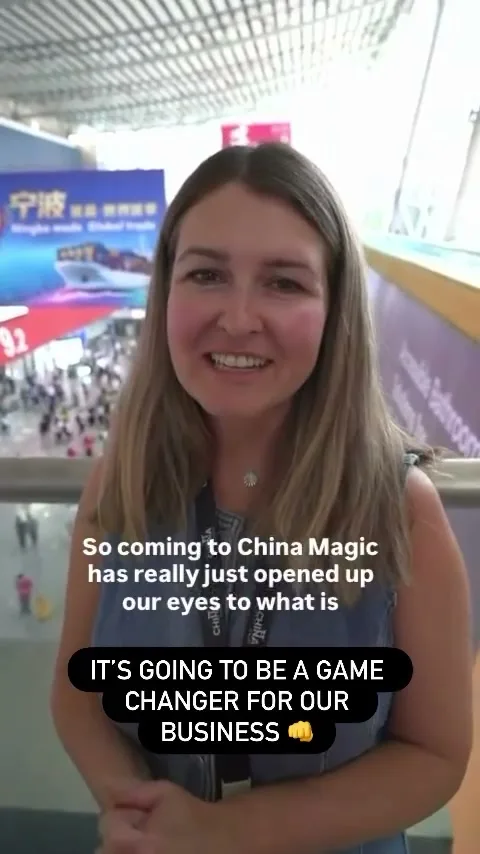 A China Magic moment at the Canton Fair: Meet Angela, an attendee on China Magic