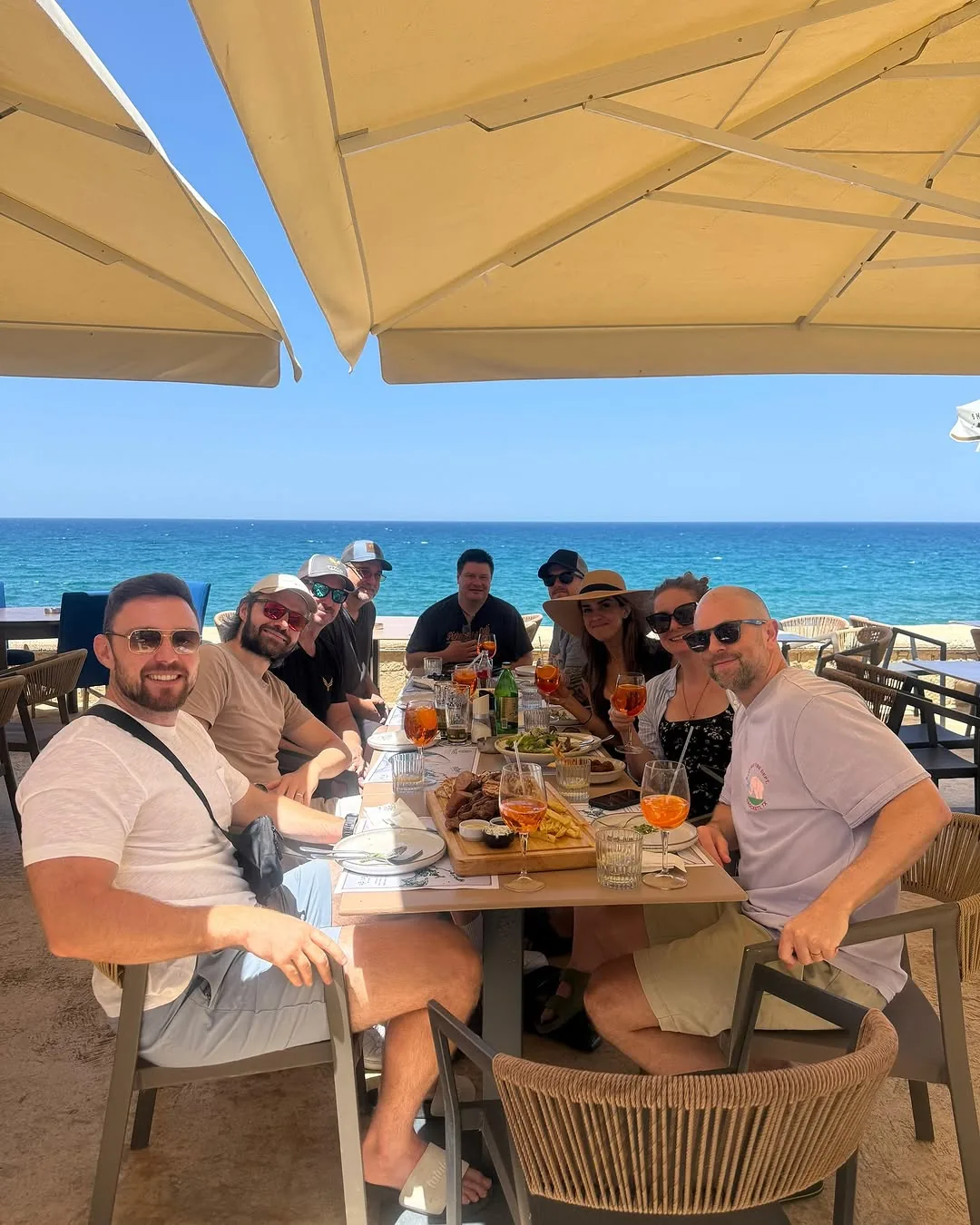 Titan members arriving in Greece