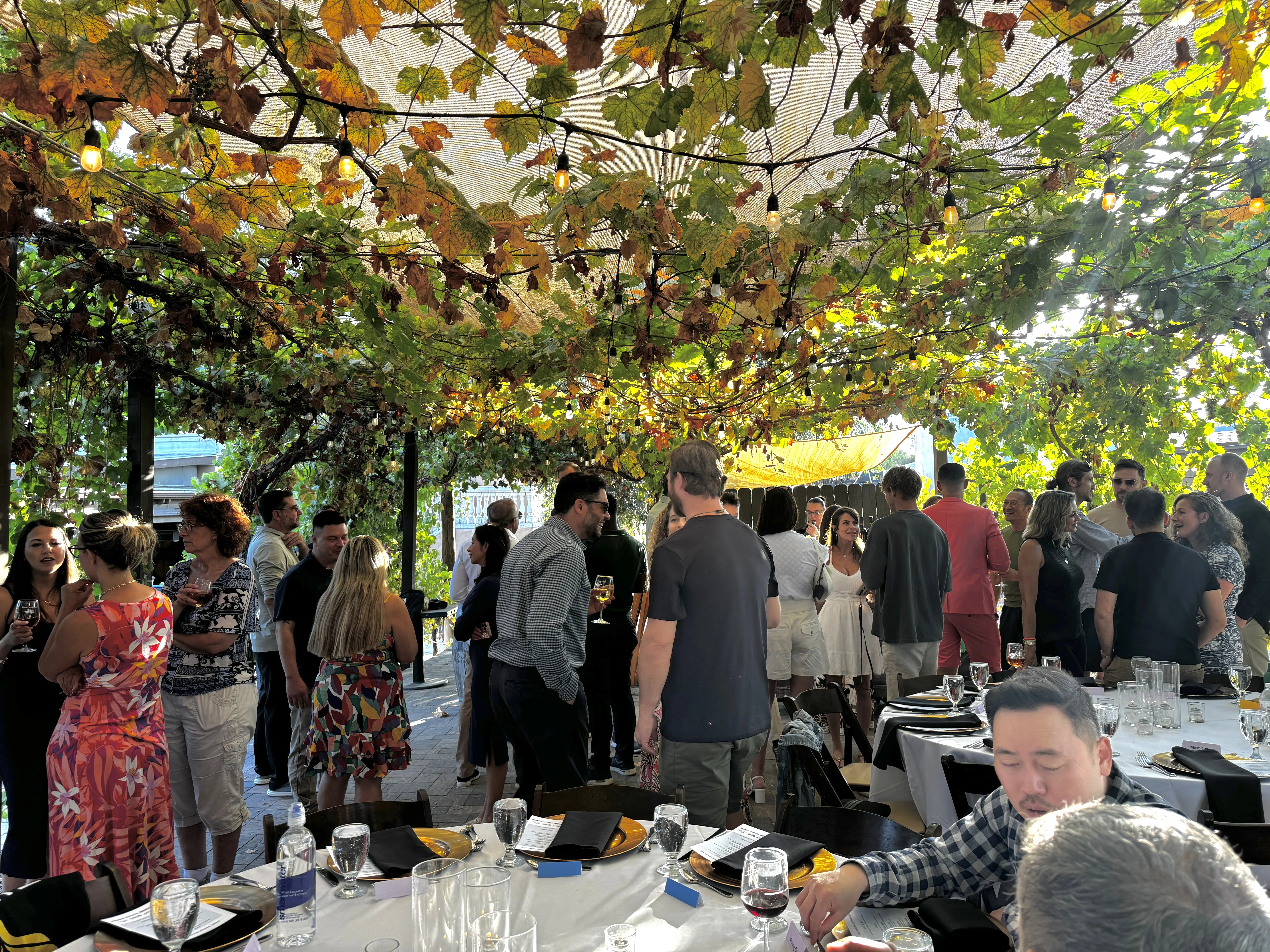 Members networking at a Titan meetup